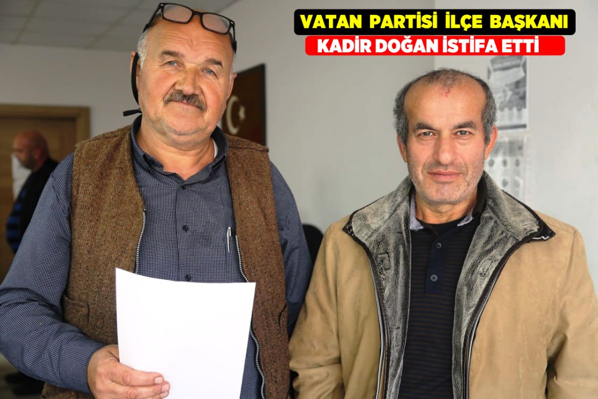 Kadir Doğan istifa etti