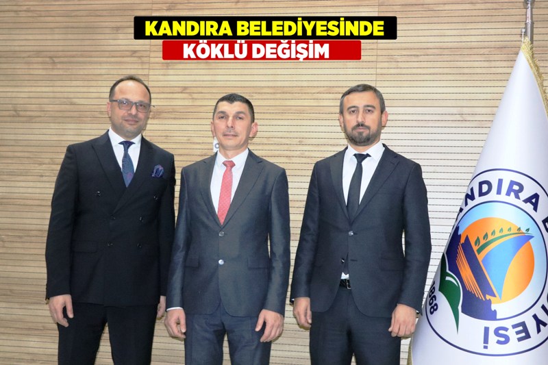 Kandıra Belediyesinde ilk kez 3 başkan yardımcısı 
