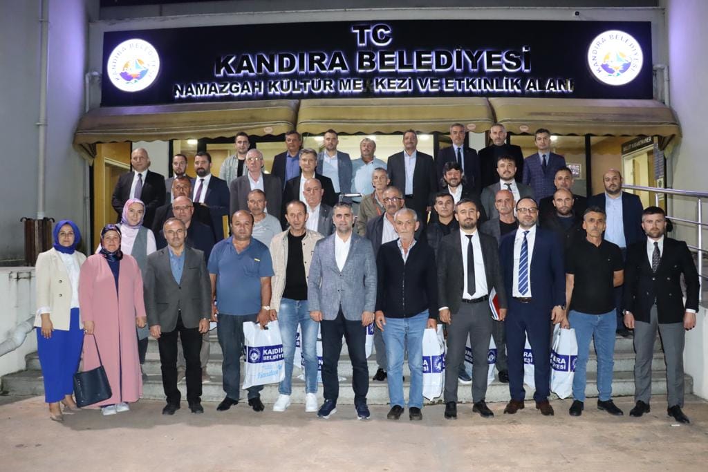 Emekli personele teşekkür etti