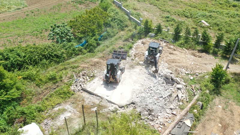 Kandıra Belediyesinden son yıkım