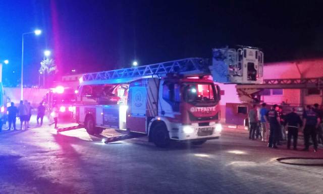 Açık Cezaevinde Çıkan Yangın Korkuttu