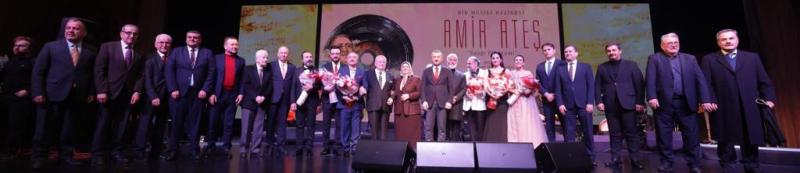 Büyükşehir'den Amir Ateş'e muhteşem vefa gecesi